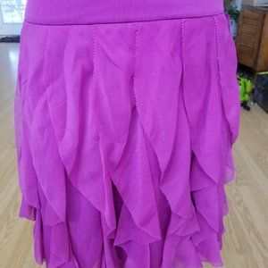 Ann Taylor sassy magenta mermaid skirt size 8